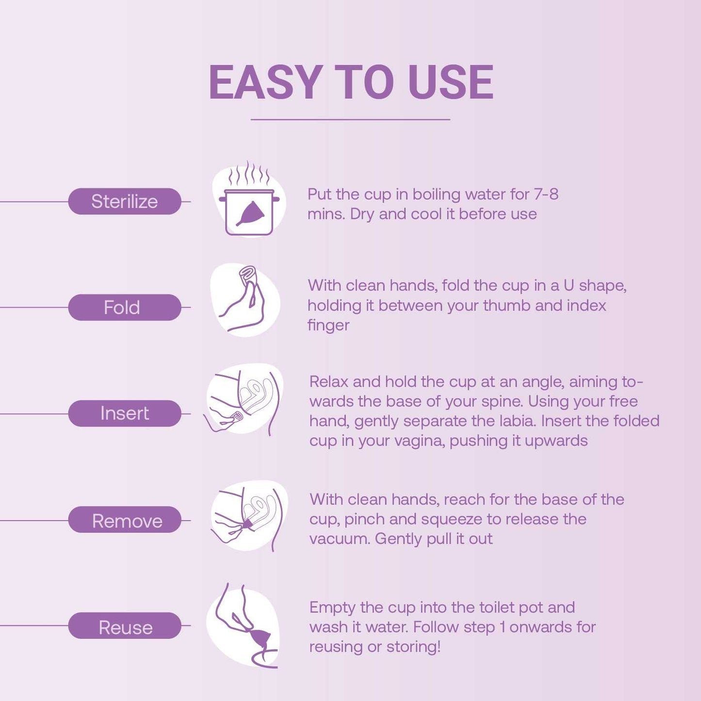 Reusable Menstrual Cup – Ultra-Soft, Safe, Sustainable.