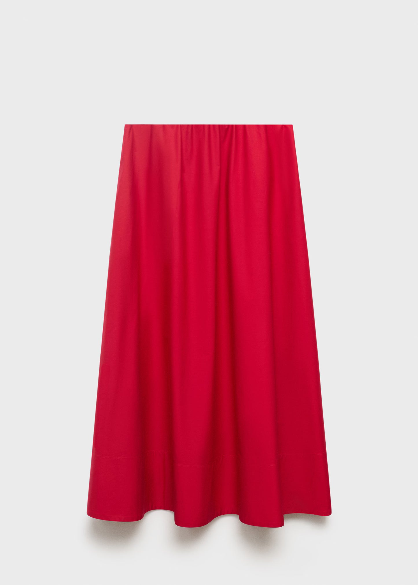 SATIN LONG SKIRT