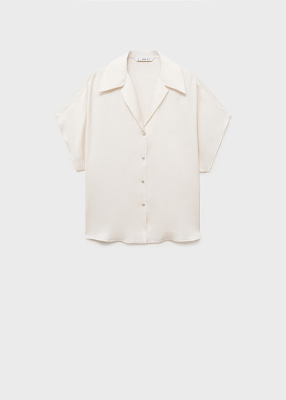 SATIN SHORT SLEEVE SHIRT