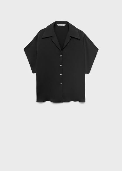 SATIN SHORT SLEEVE SHIRT