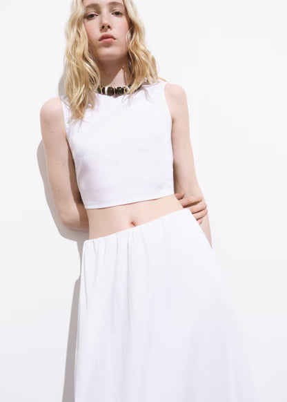 CROP TOP WITH BOW ON  BACK
