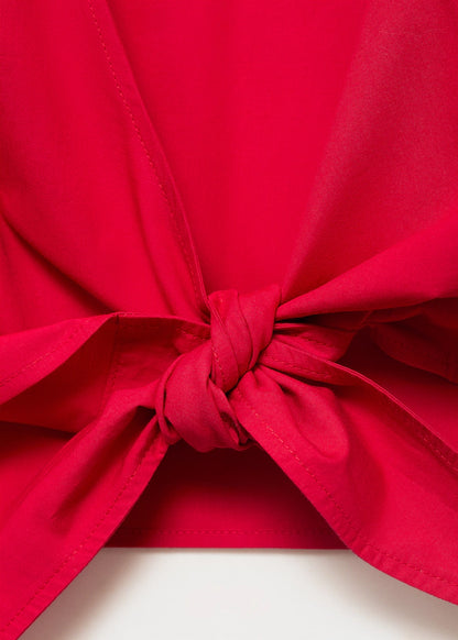 CROP TOP WITH BOW ON  BACK