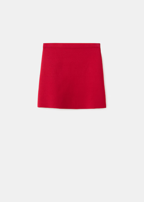 SHORT KNITTED SKIRT