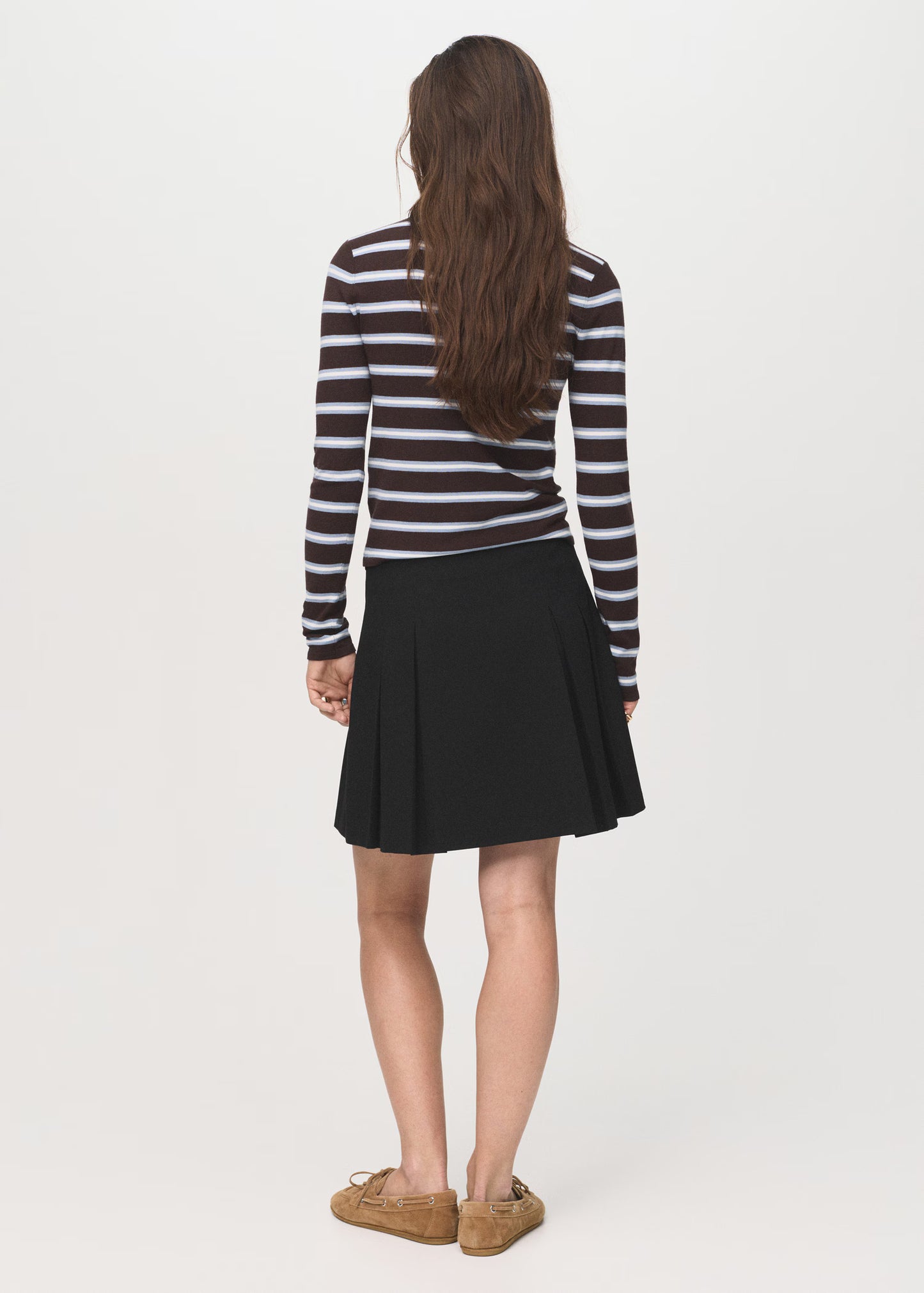 PLEATED MINI-SKIRT
