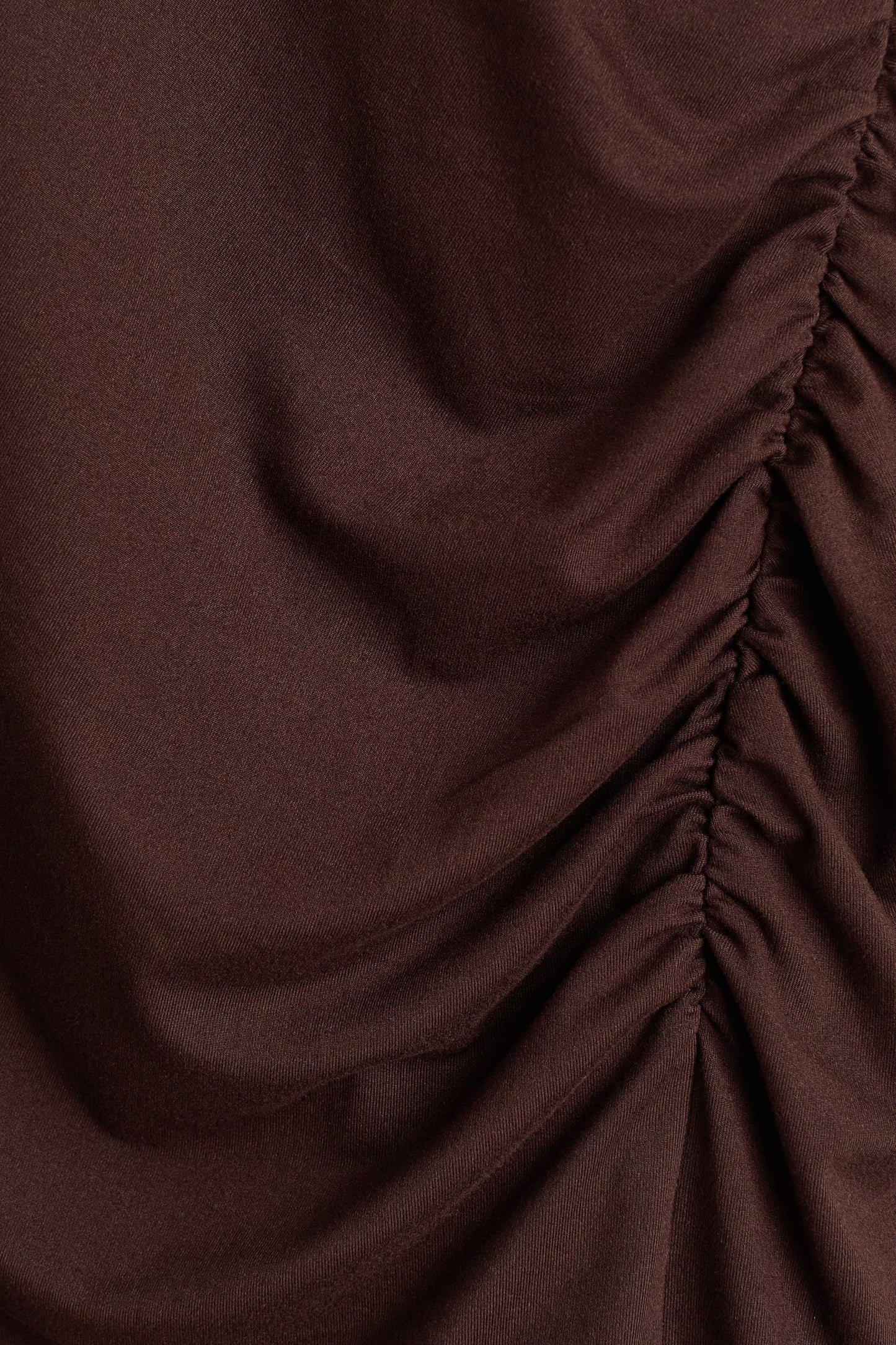 GATHERED ONE SHOULDER DRESS