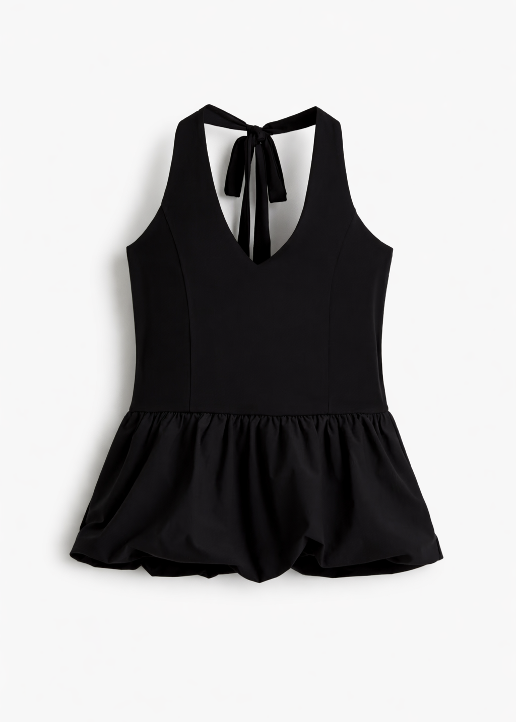 HALTER TOP WITH BACK BOW