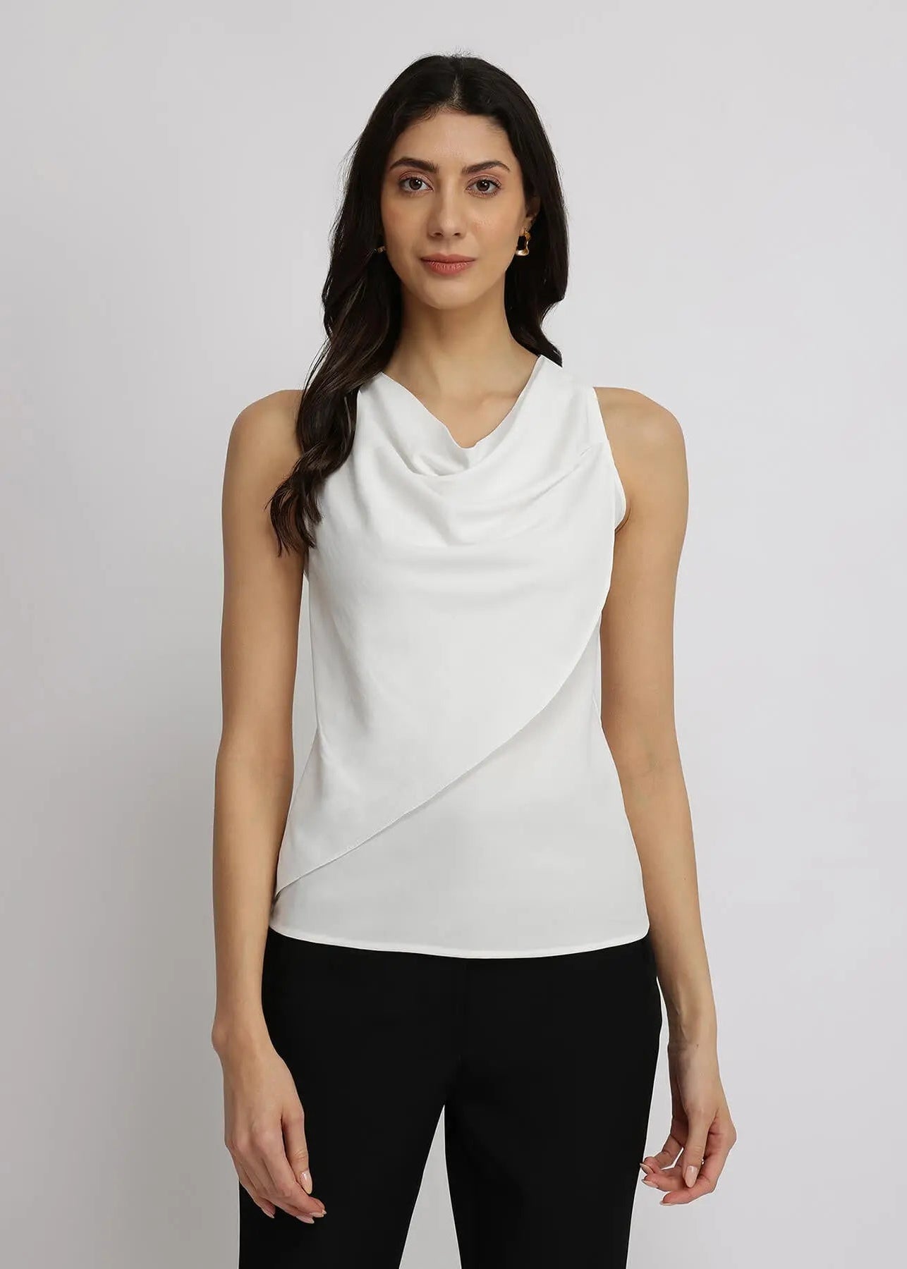 COWL NECK TOP