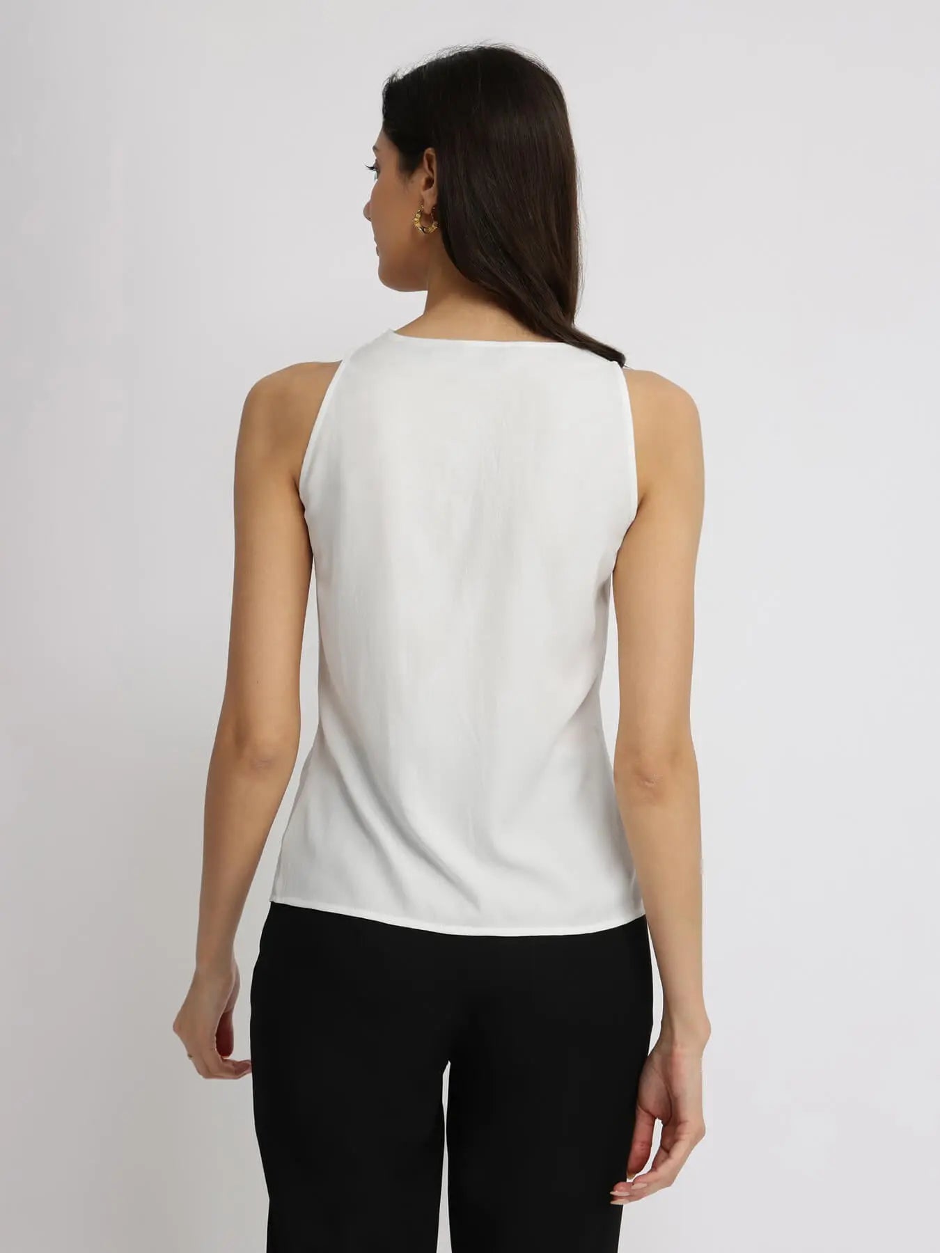 COWL NECK TOP