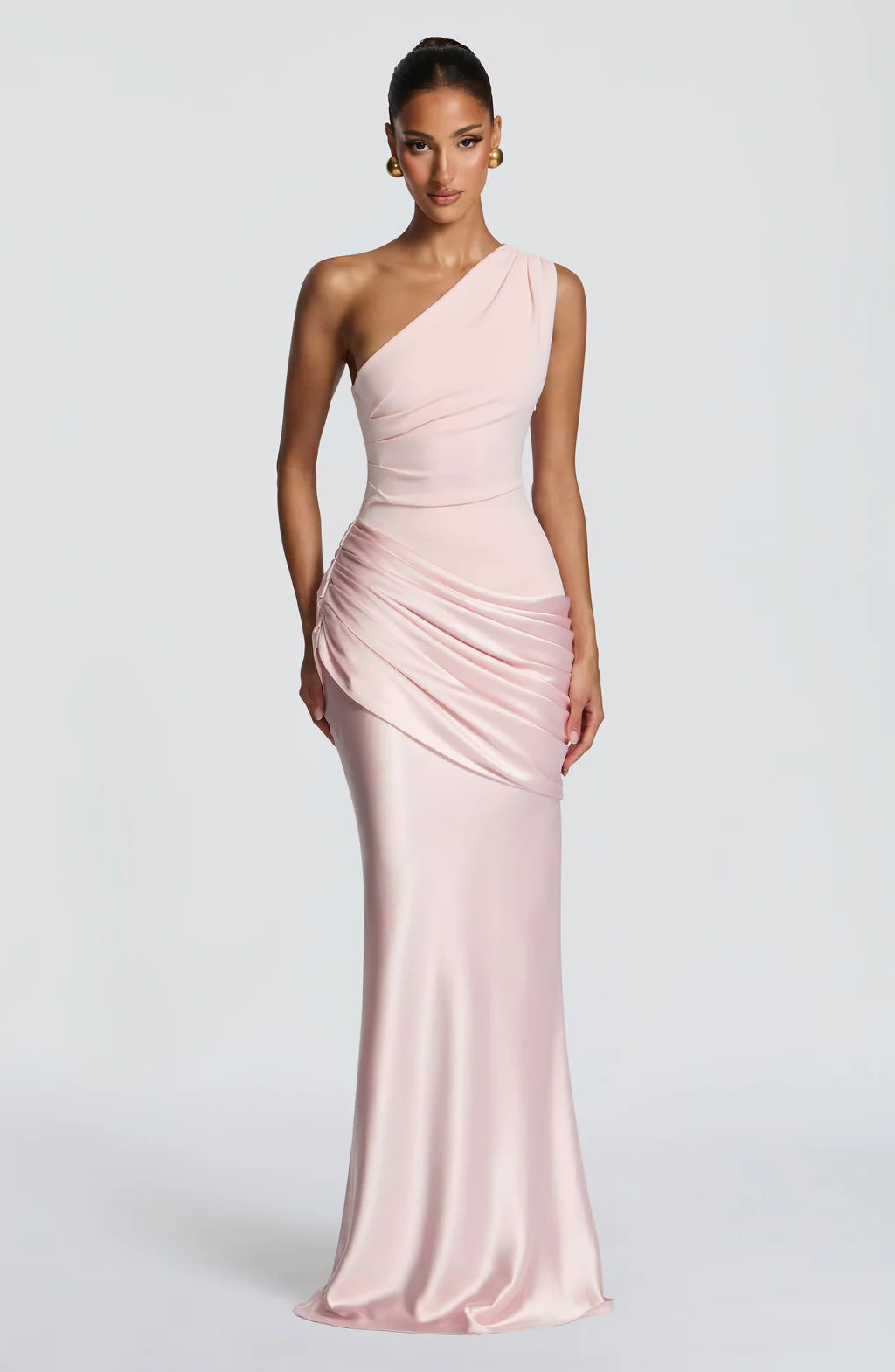 SATIN MAXI DRESS
