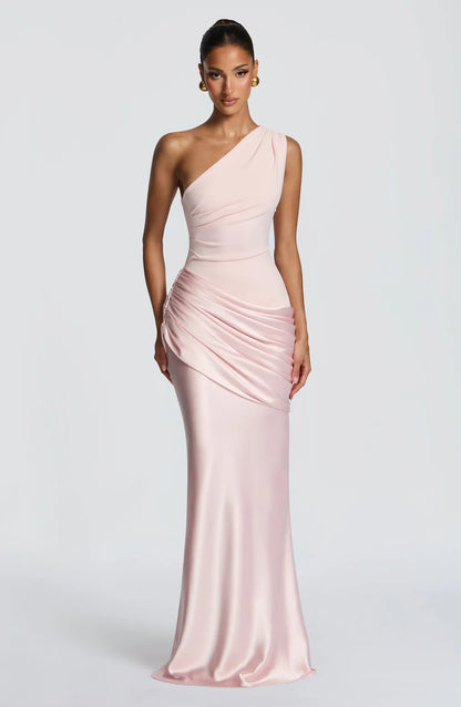 SATIN MAXI DRESS