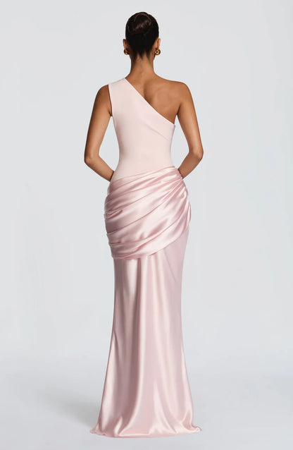 SATIN MAXI DRESS