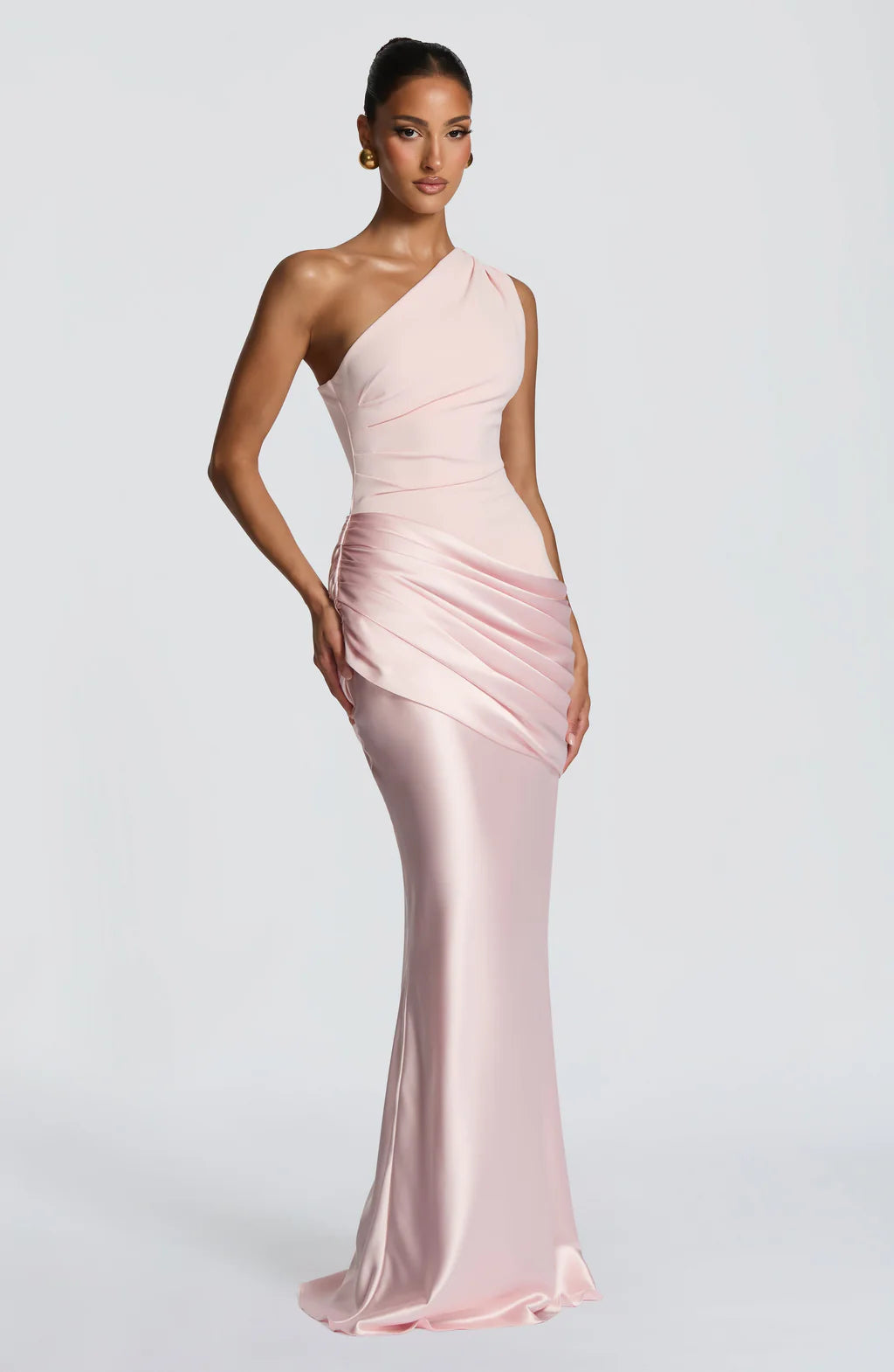 SATIN MAXI DRESS