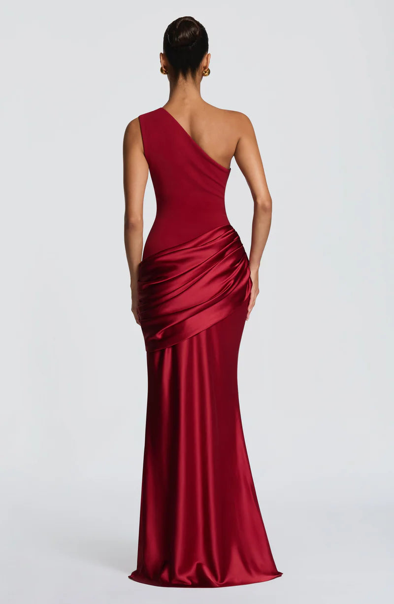 SATIN MAXI DRESS