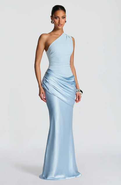 SATIN MAXI DRESS