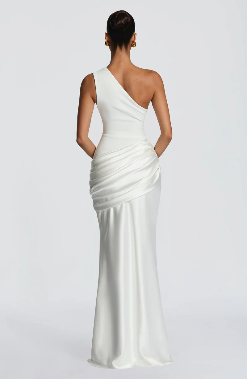 SATIN MAXI DRESS