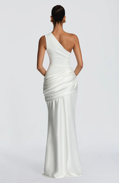 SATIN MAXI DRESS