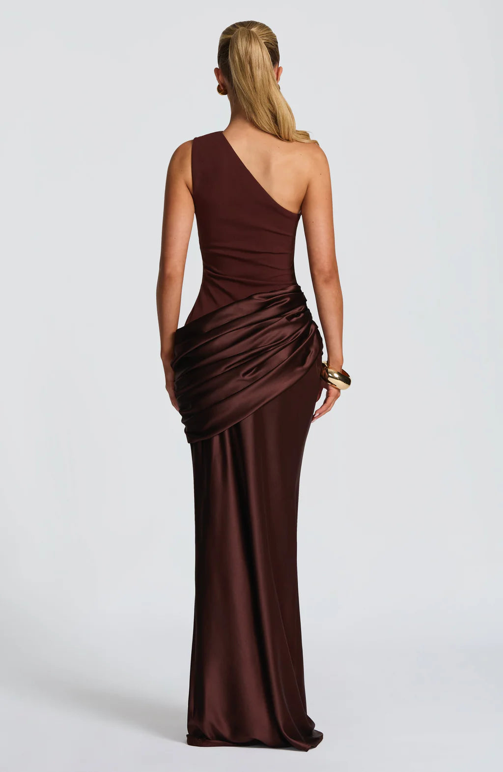 SATIN MAXI DRESS
