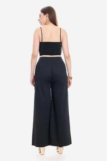 TUBE TOP WITH PLEAT PANTS