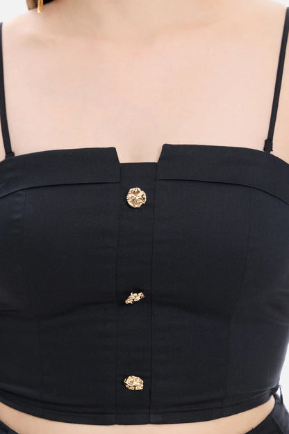 TUBE TOP WITH PLEAT PANTS